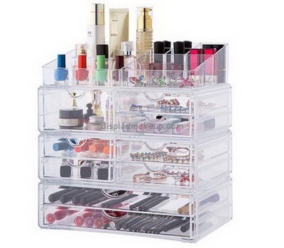 Custom acrylic makeup organizer drawers makeup organisers make up storage box DMO-168