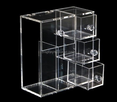 Clear acrylic cosmetic organizer box custom DMD-2647