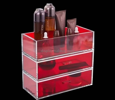 Custom wholesale acrylic beauty items drawer organizer box DMO-871