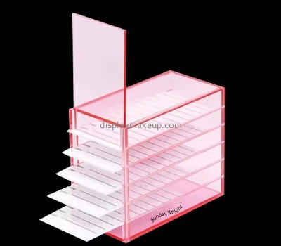 Custom wholesale acrylic fake lashes organizer box DMO-870
