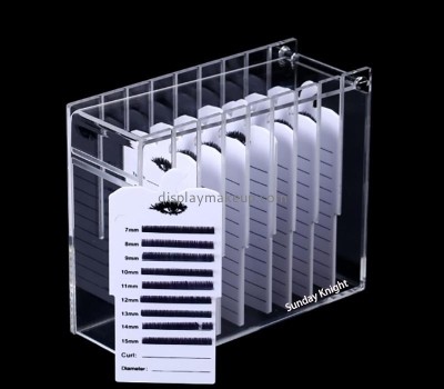 Wholesale custom acrylic eyelash extensions organizer box DMO-1016