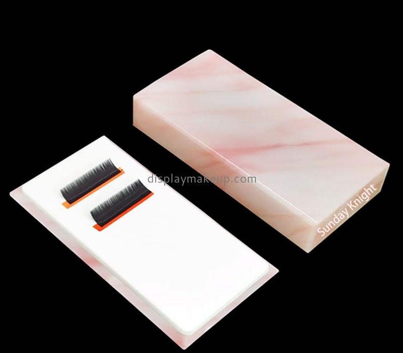 Wholesale custom acrylic fake eyelash organizer box DMO-1021