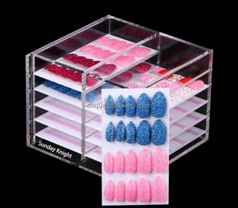 Wholesale custom acrylic nail art extensions storage organizer DMO-1013