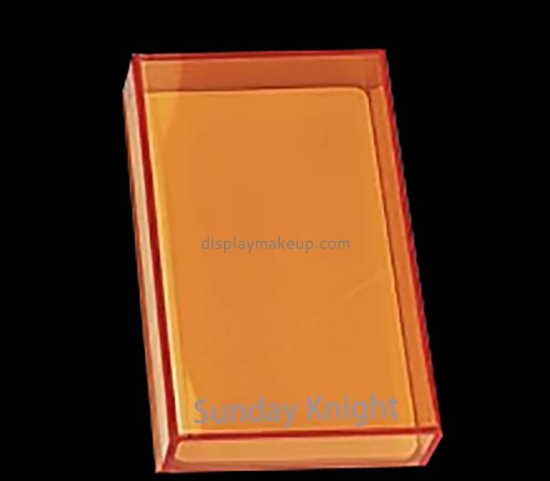 Custom wholesale acrylic makeup palette dustproof storage box DMO-908