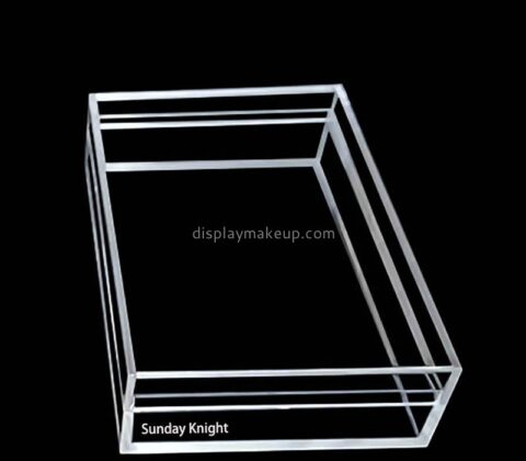 Custom wholesale acrylic skincare storage display box with lid DMO-900