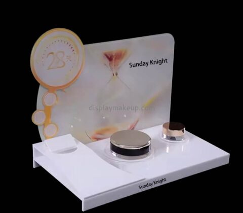 Custom wholesale acrylic skincare makeup display stands DMD-3147