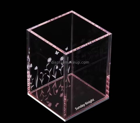 Custom wholesale acrylic desktop makeup brushes holder DMO-888