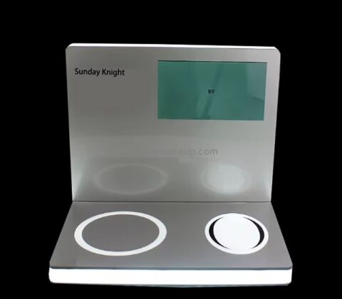 Custom wholesale acrylic LED skincare display props DMD-3134