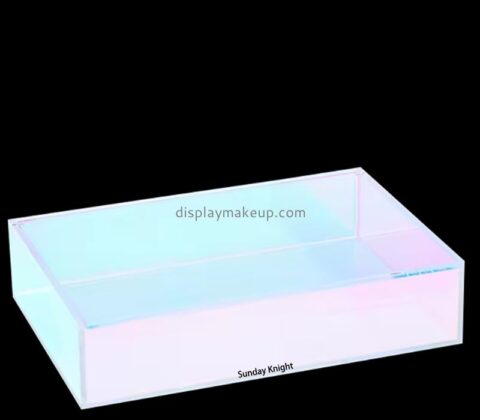 Custom wholesale iridescent acrylic makeup organizer DMO-881