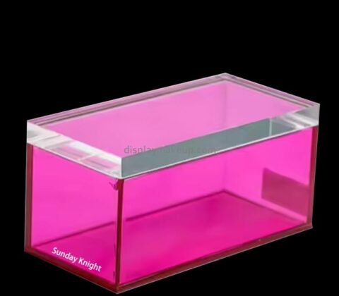 Custom wholesale acrylic desktop cosmetic storage box DMO-877