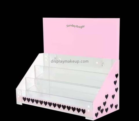 Custom wholesale acrylic eyelash cosmetics display stand DMD-3119