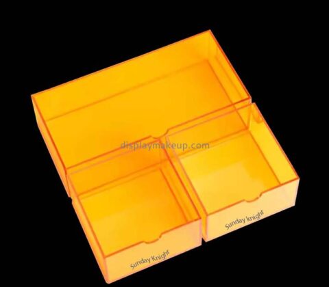 Custom wholesale acrylic skincare storage box DMO-861