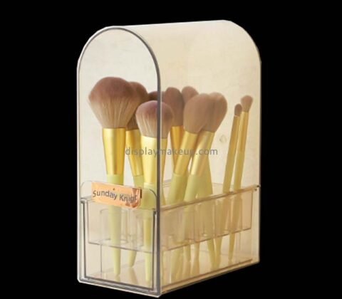 Custom wholesale acrylic makeup brushes organizer box DMO-858