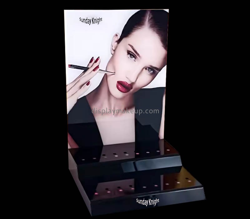 Custom wholesale acrylic lipsticks display riser with printing DMD-3101