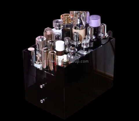 Custom wholesale acrylic cosmetic drawer organizer box DMO-853