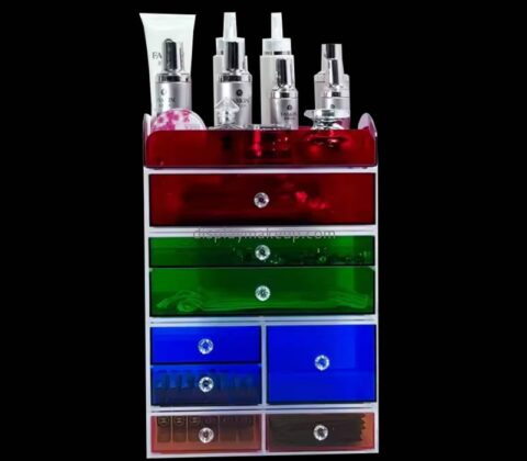 Custom wholesale acrylic multi drawers makeup organizer DMO-848