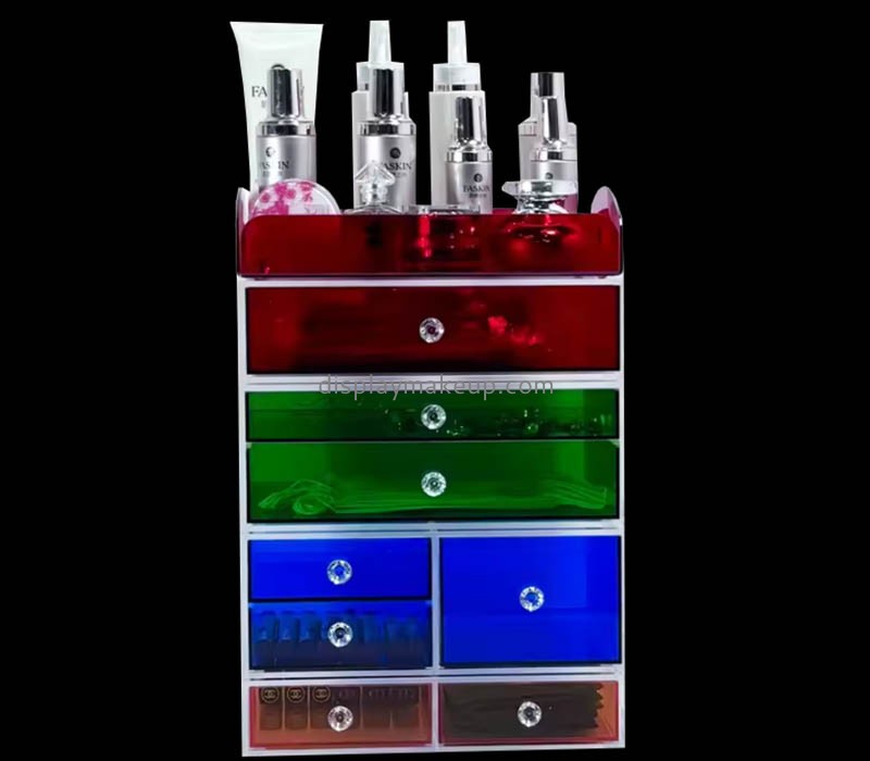 Custom wholesale acrylic multi drawers makeup organizer DMO-848