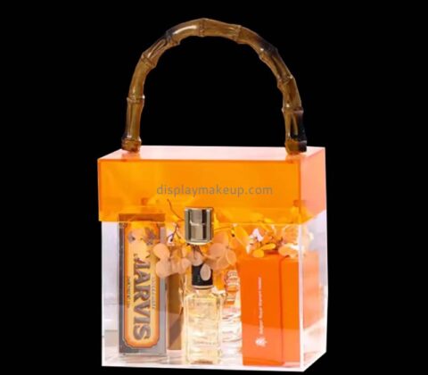 Custom wholesale acrylic skincare gift box with handle DMO-841