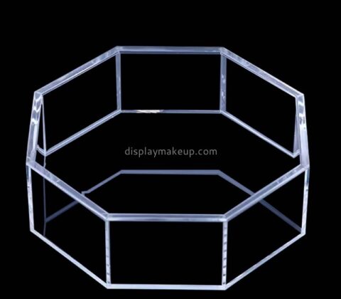 Custom wholesale acrylic octagon skin care beauty box DMO-839