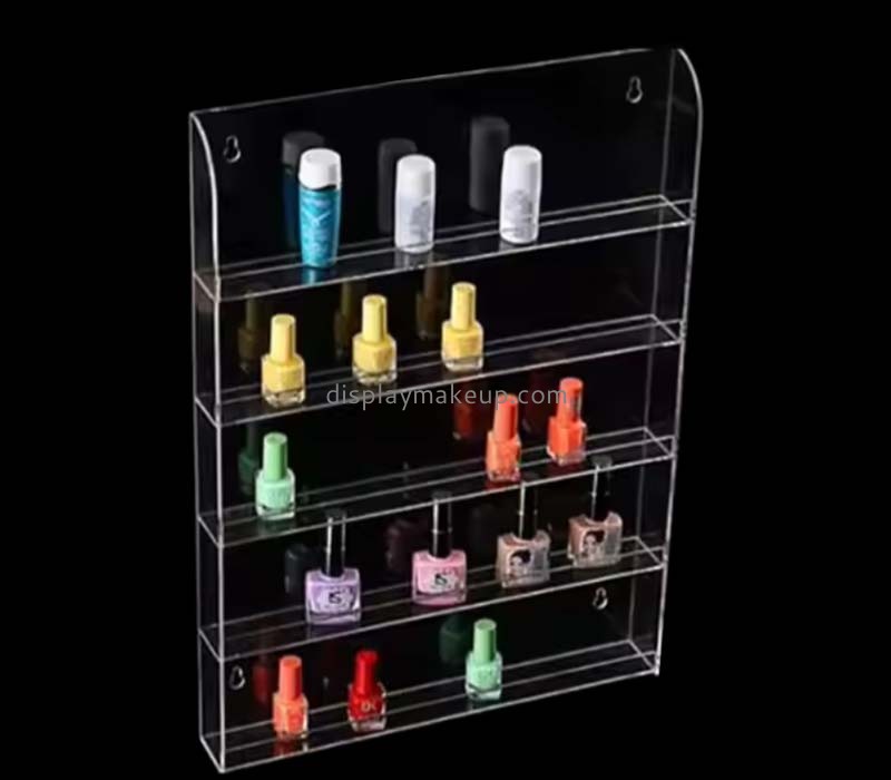 Custom acrylic multi tiers wall skincare cosmetic holders DMO-819