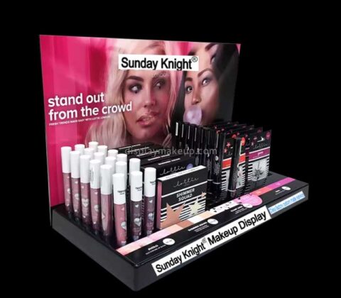 Custom acrylic retail shop beauty display stands DMD-3056