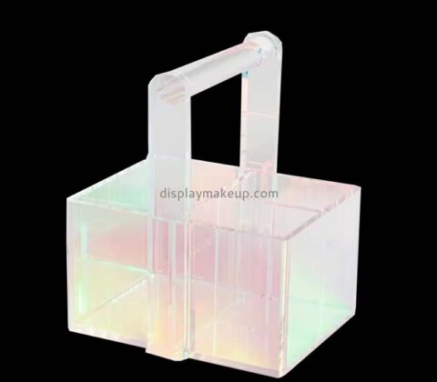 Custom acrylic makeup organizer holder with handles DMO-806