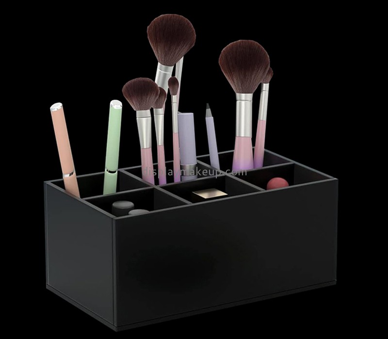 Custom acrylic 6-slots cosmetic brushes organizer DMO-791