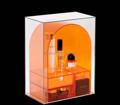 Custom desktop acrylic skincare organizer with drawers DMO-789