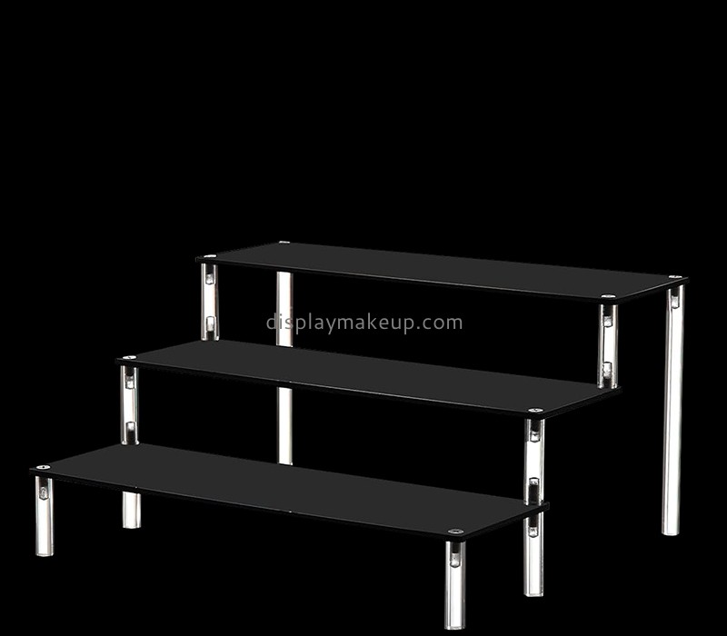 Custom acrylic cosmetic items countertop display risers DMD-3027