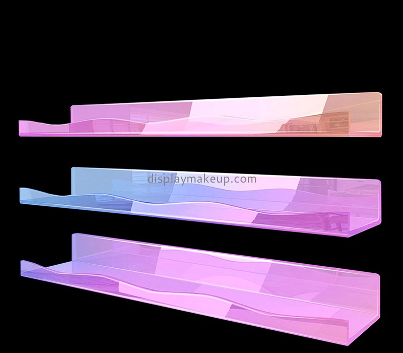 Custom acrylic cosmetic wall floating shelves DMO-769