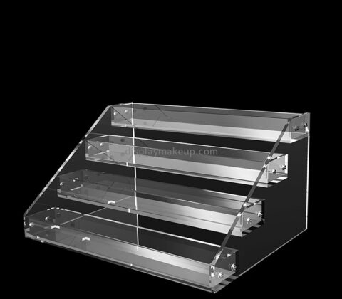 Custom clear acrylic 3 tier perfume dipslay risers DMD-3006