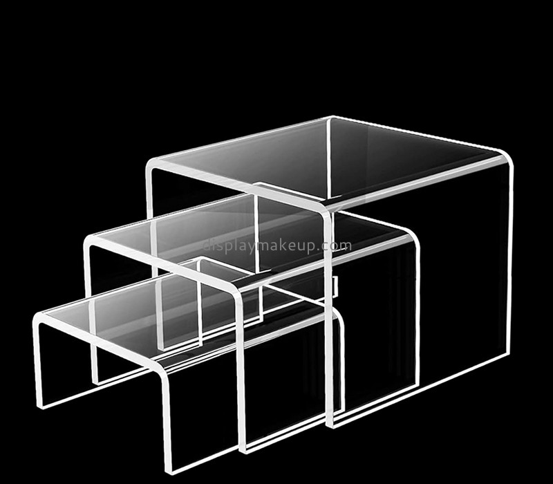 Acrylic item supplier custom plexiglass cologne display risers DMD-3004