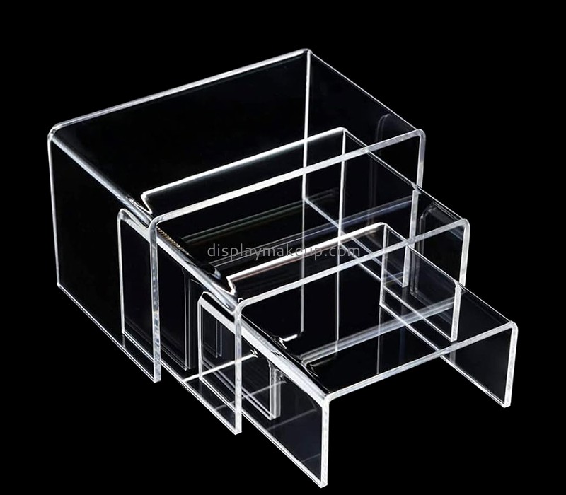 Acrylic item manufacturer custom perspex beauty showcase collectibles display shelf DMD-3002