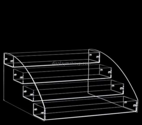 Lucite boxes manufacturer custom acrylic 4 tiers lipgloss display holders DMD-2993