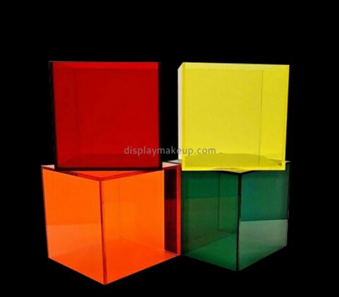 Lucite display manufacturer custom acrylic makeup organizer box DMO-702