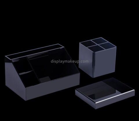 Acrylic products supplier custom plexiglass makeup display stands DMD-2947