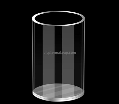 Lucite display manufacturer custom acrylic makeup brush holder cup DMO-675