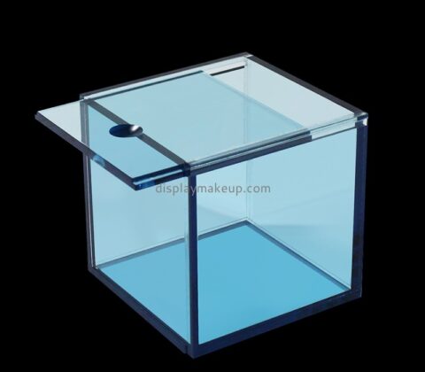 Lucite box manufacturer custom acrylic lipstick and nailpolish bottle storage box DMO-683