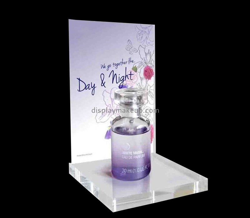 Acrylic products manufacturer custom countertop plexiglass perfume display stand DMD-2905