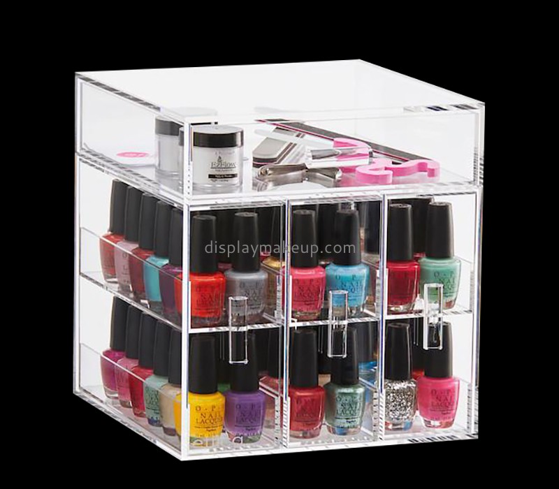 Acrylic item manufacturer custom perspex makeup organizer box DMO-660