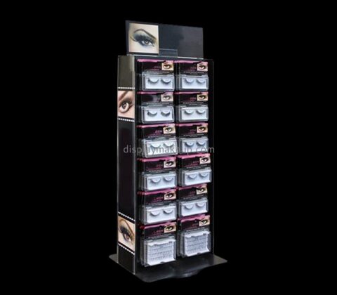 Perspex item supplier custom retail store acrylic fake lashes display stands DMD-2900