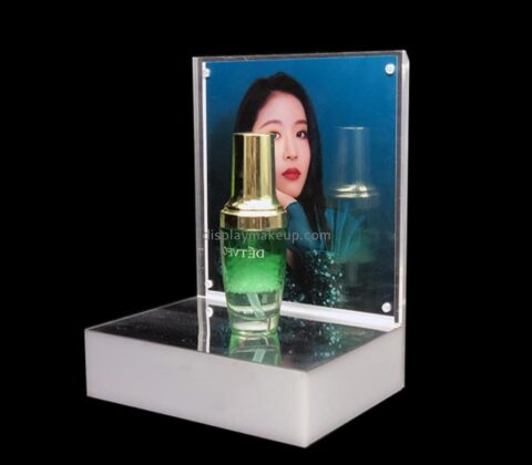 Plexiglass display manufacturer custom acrylic cosmetics display rack skin care products countertop displays DMD-2871