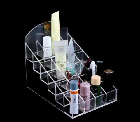 Custom acrylic makeup display riser DMD-2843