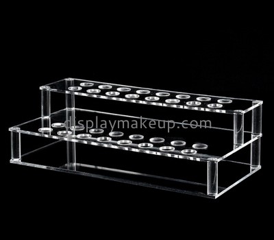 Custom tiered acrylic makeup brushes display stand DMD-2771