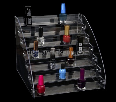 Custom 7 tiers clear acrylic makeup display stands DMD-2766