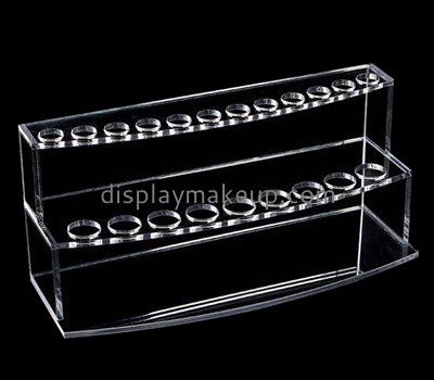 Customize 2 tiered acrylic makeup brush display holders DMD-2612