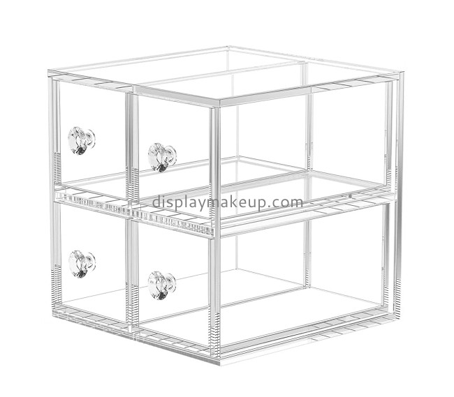 Factory wholesale acrylic makeup organizer with 4 drawers DMO-021