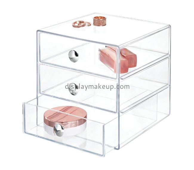 Factory wholesale clear acrylic makeup organizer with drawers DMO-020