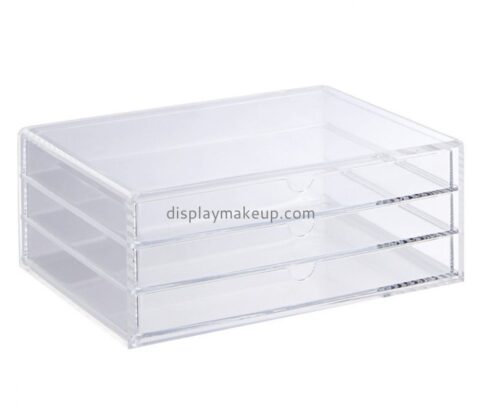 Fashion design 3 tiers clear acrylic makeup organizer DMO-009