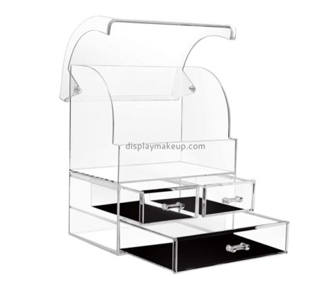 Custom acrylic make up organizer with drawer DMO-002